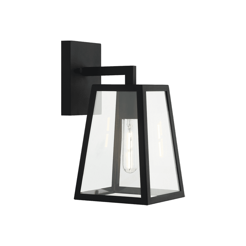 Matteo Denzil 1-Light Wall Sconce In Matte Black