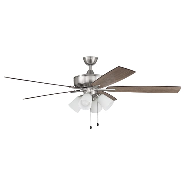 Harbor Breeze 10-in 4-Light Silver LED Ceiling Fan Light Kit in the Ceiling  Fan Parts department at
