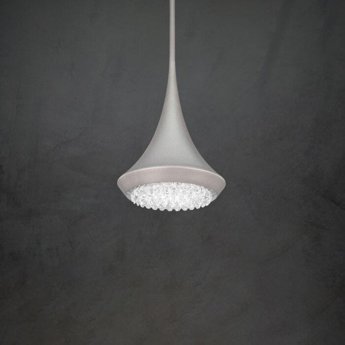 Verita LED Mini Pendant in Soft Silver