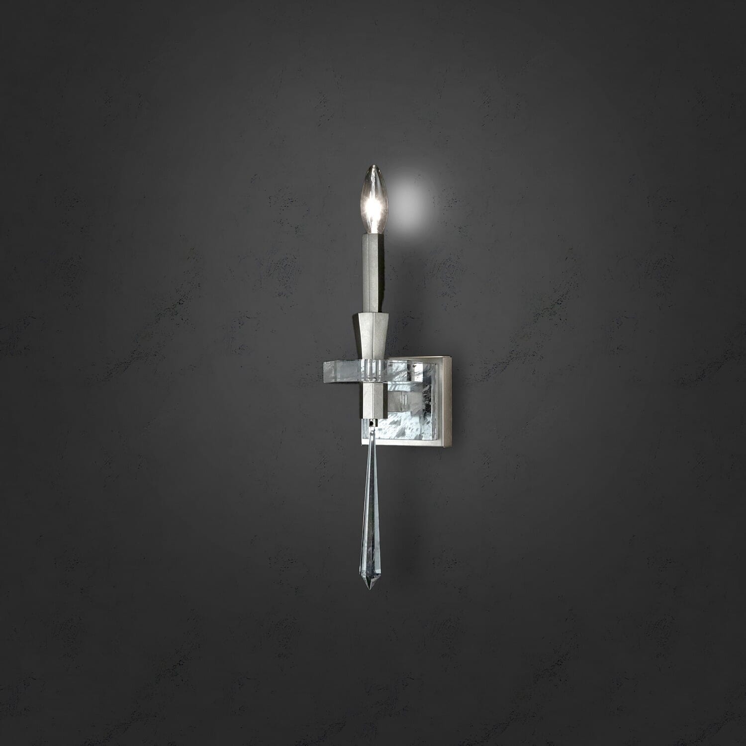 Amadeus 1-Light Wall Sconce in Antique Silver