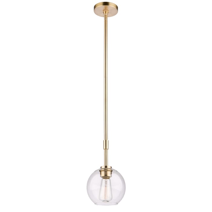 Artcraft Hamilton Pendant Light in Satin Brass Artcraft Hamilton Pendant Light in Satin Brass