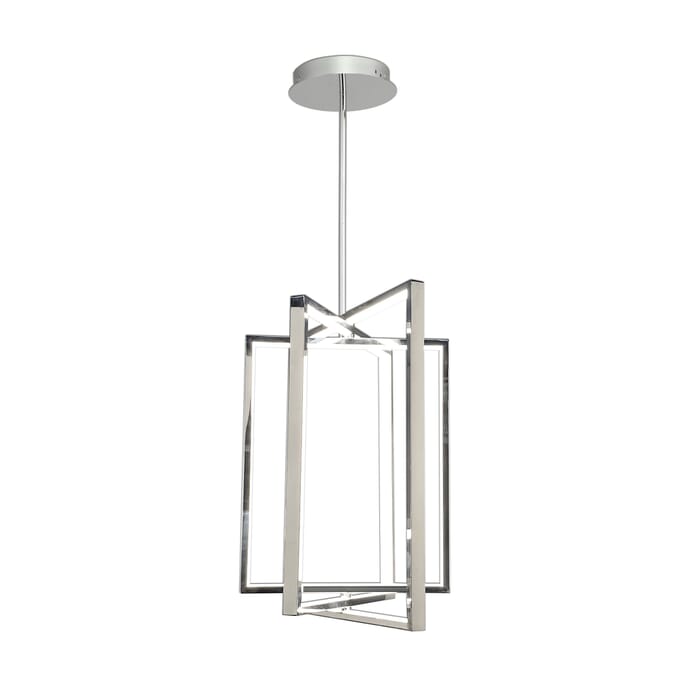 Artcraft Linear LED Chandelier in Chrome Artcraft Linear LED Chandelier in Chrome