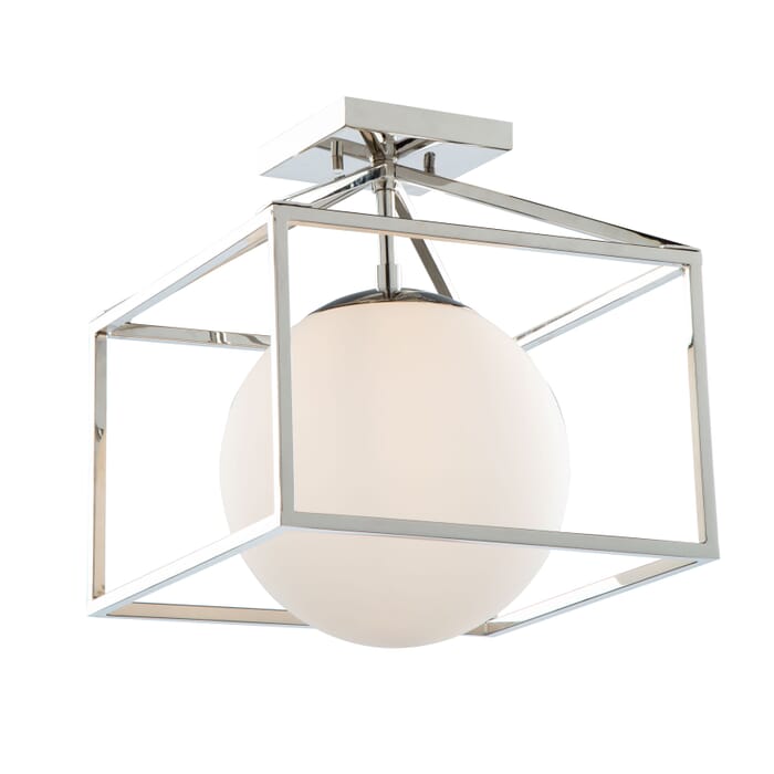 Artcraft Eclipse Ceiling Light in Polished Nickel Artcraft Eclipse Ceiling Light in Polished Nickel