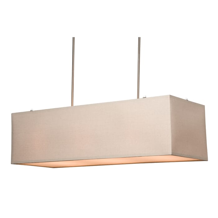 Artcraft Mercer Street 5-Light Kitchen Island Light in Oatmeal Artcraft Mercer Street 5-Light Kitchen Island Light in Oatmeal