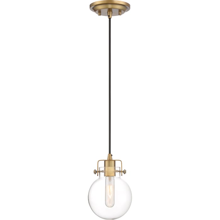 Quoizel Sidwell 6" Pendant Light in Weathered Brass Quoizel Sidwell 6" Pendant Light in Weathered Brass