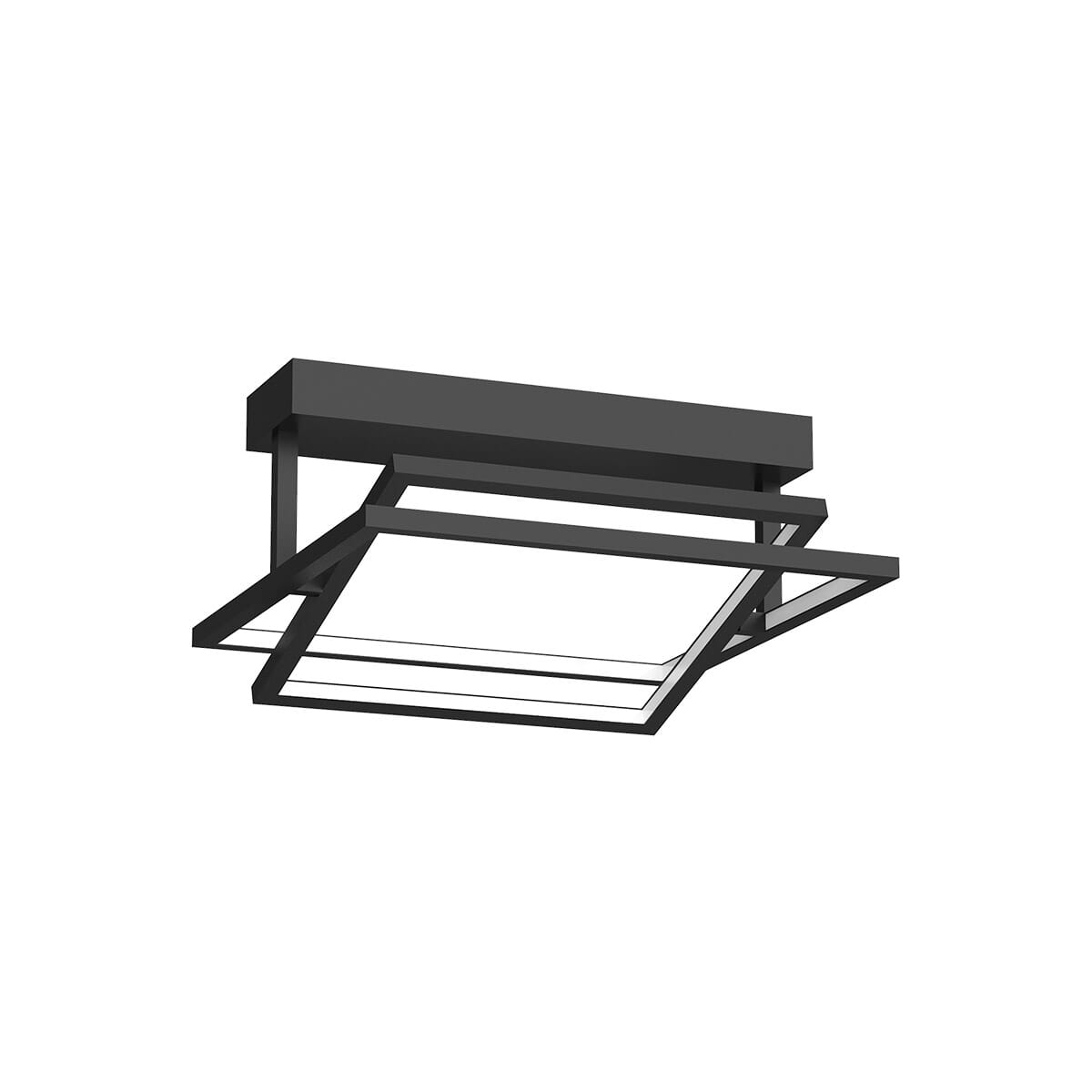 Kuzco Mondrian Ceiling Light in Black