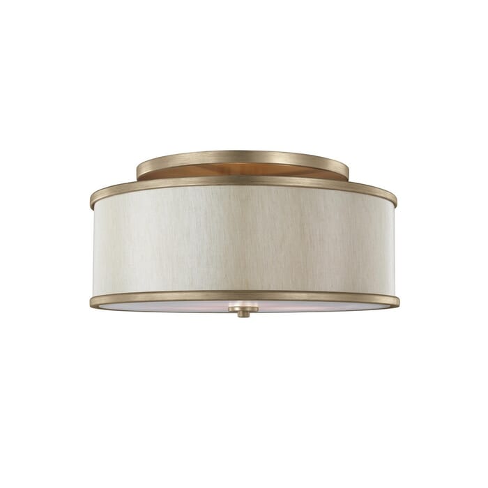 Feiss Lennon 20" 3-Light Semi-Flush Mount in Sunset Gold Feiss Lennon 20" 3-Light Semi-Flush Mount in Sunset Gold