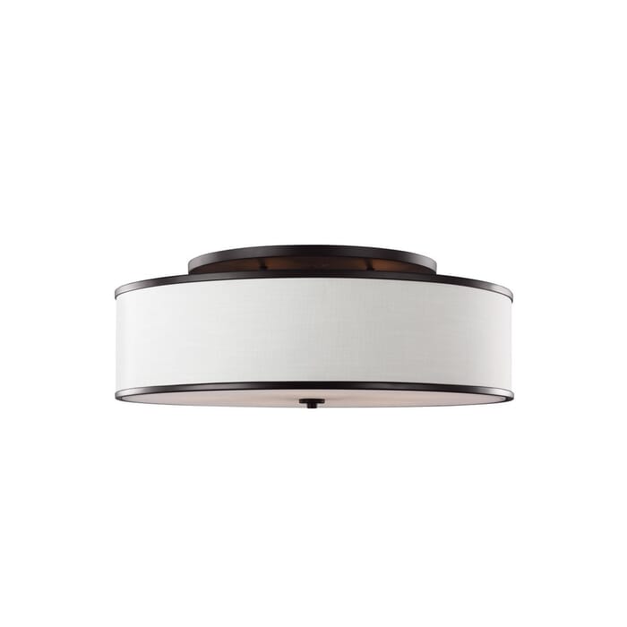 Feiss Lennon 30.25" 5-Light Semi-Flush Mount in Oil Rubbed Bronze Feiss Lennon 30.25" 5-Light Semi-Flush Mount in Oil Rubbed Bronze