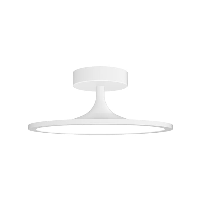 Issa LED Semi-Flush Mount in White Issa LED Semi-Flush Mount in White