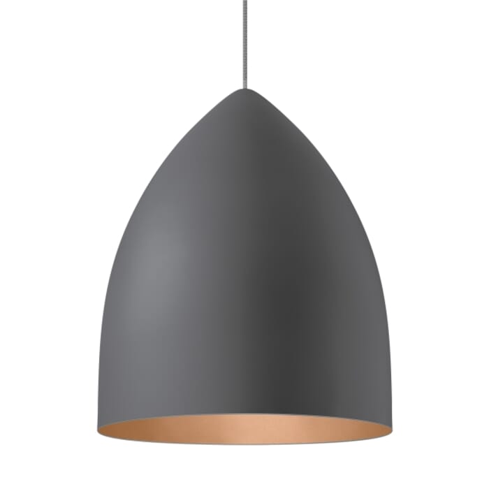 Tech Signal 2700K LED 20" Pendant Light in Rubberized Gray/Copper Tech Signal 2700K LED 20" Pendant Light in Rubberized Gray/Copper