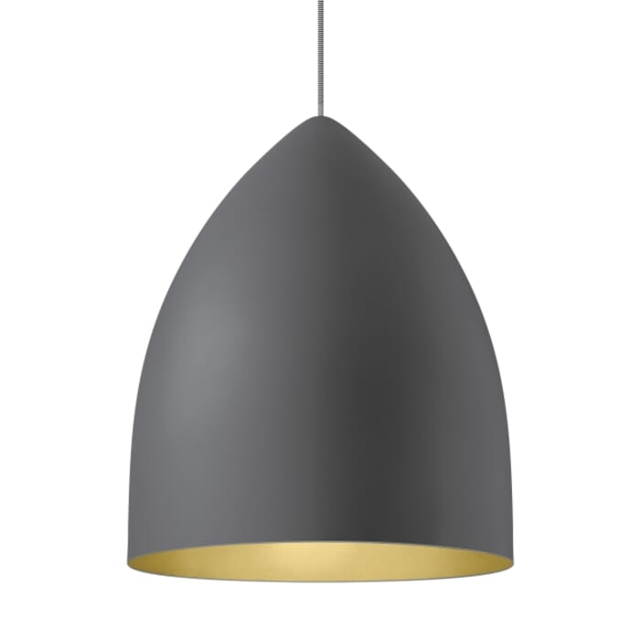 Tech Signal 20" Pendant Light in Rubberized Gray/Gold Tech Signal 20" Pendant Light in Rubberized Gray/Gold