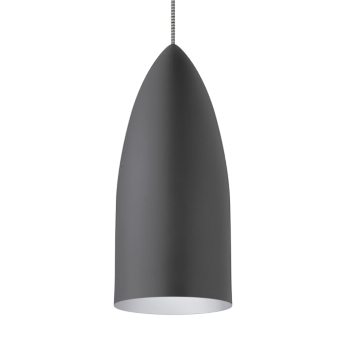 Tech Signal 14" Pendant Light in Rubberized Gray/Platinum Tech Signal 14" Pendant Light in Rubberized Gray/Platinum