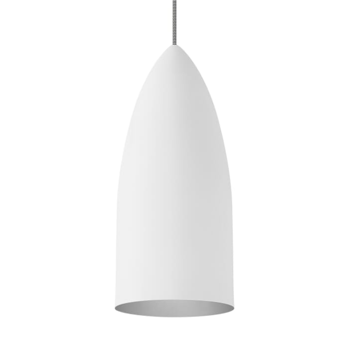 Tech Signal 14" Pendant Light in Rubberized White/Platinum Tech Signal 14" Pendant Light in Rubberized White/Platinum