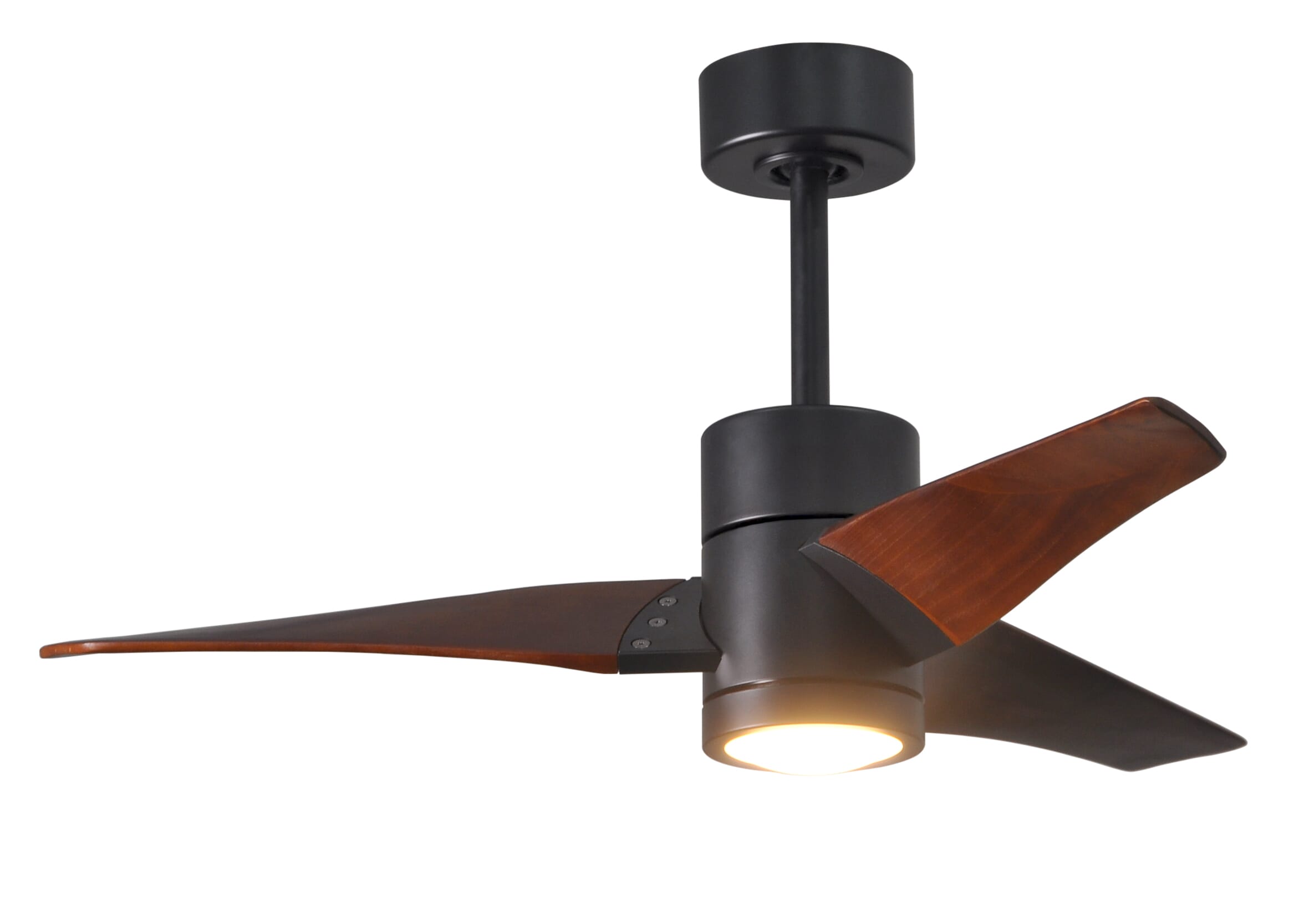 Matthews Super Janet 42" Indoor Ceiling Fan in Matte Black