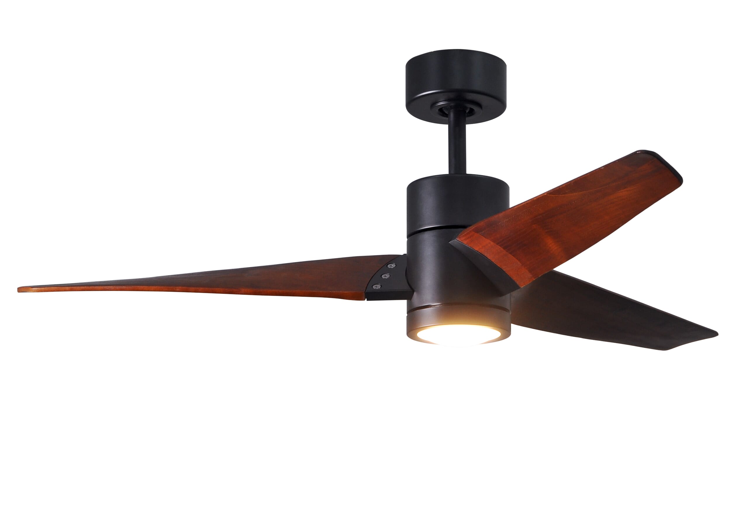 Matthews Super Janet 52" Indoor Ceiling Fan in Matte Black