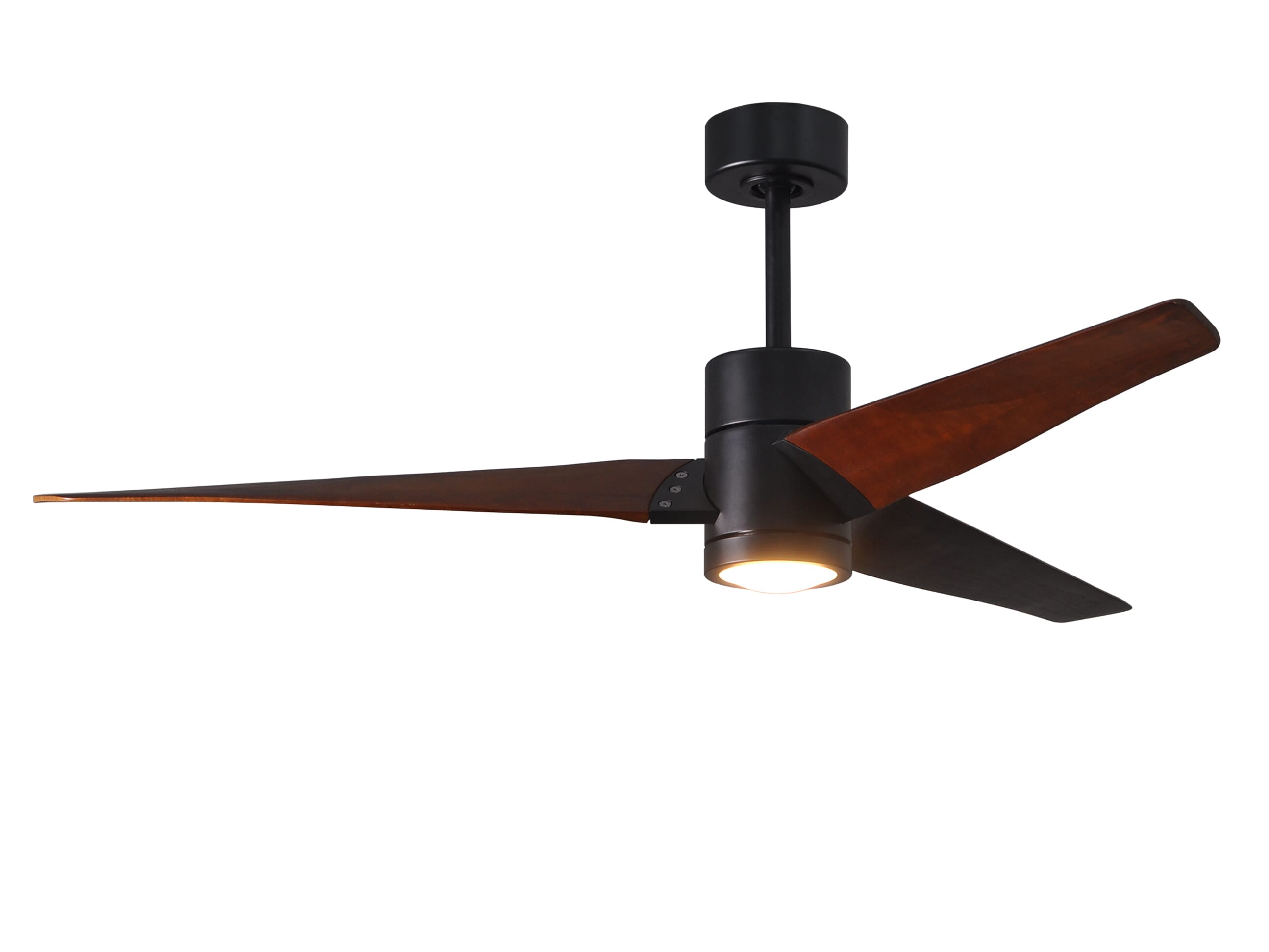 Matthews Super Janet 60" Indoor Ceiling Fan in Matte Black