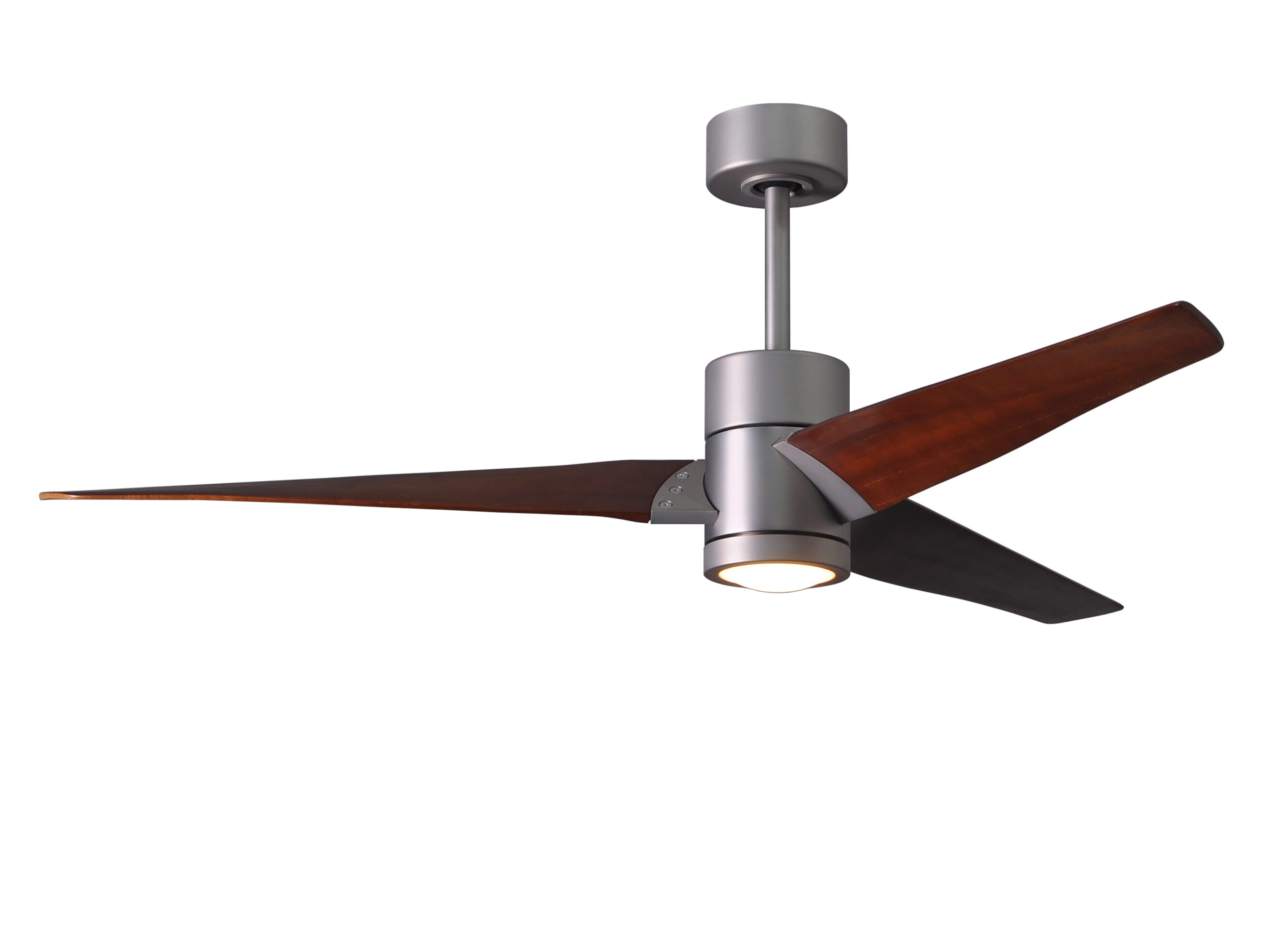 Matthews Super Janet 60" Indoor Ceiling Fan in Brushed Nickel