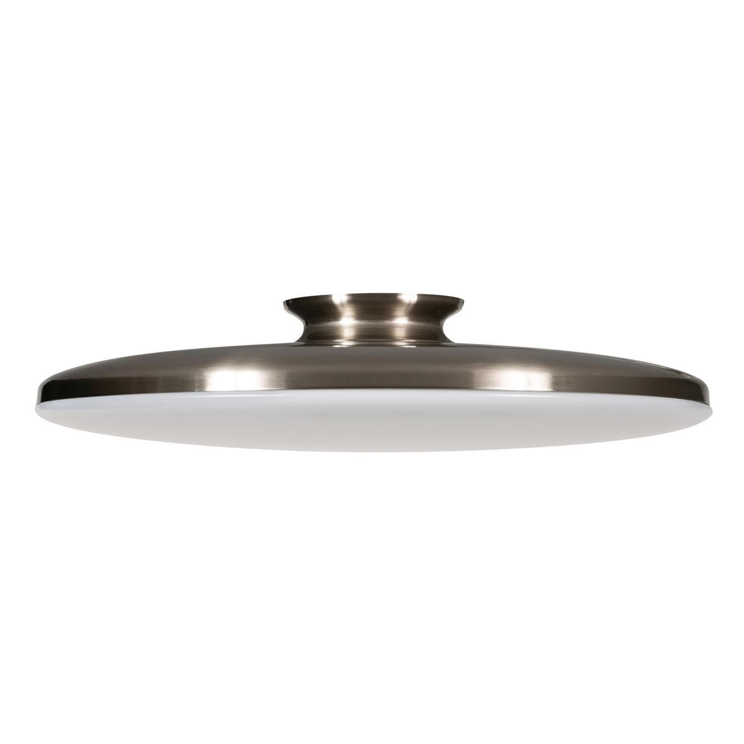 Skye LED Semi-Flush Mount in Satin Nickel