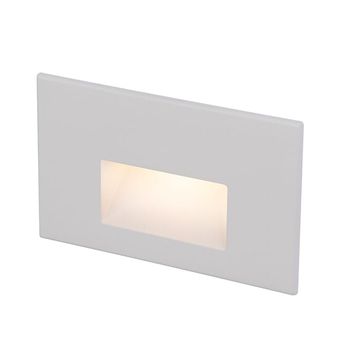 Modern Forms Step Light Outdoor Wall Light in White Modern Forms Step Light Outdoor Wall Light in White