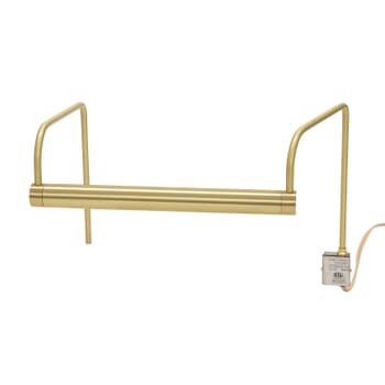 House of Troy Slim-Line 2-Light 11" Picture Light in Satin Brass