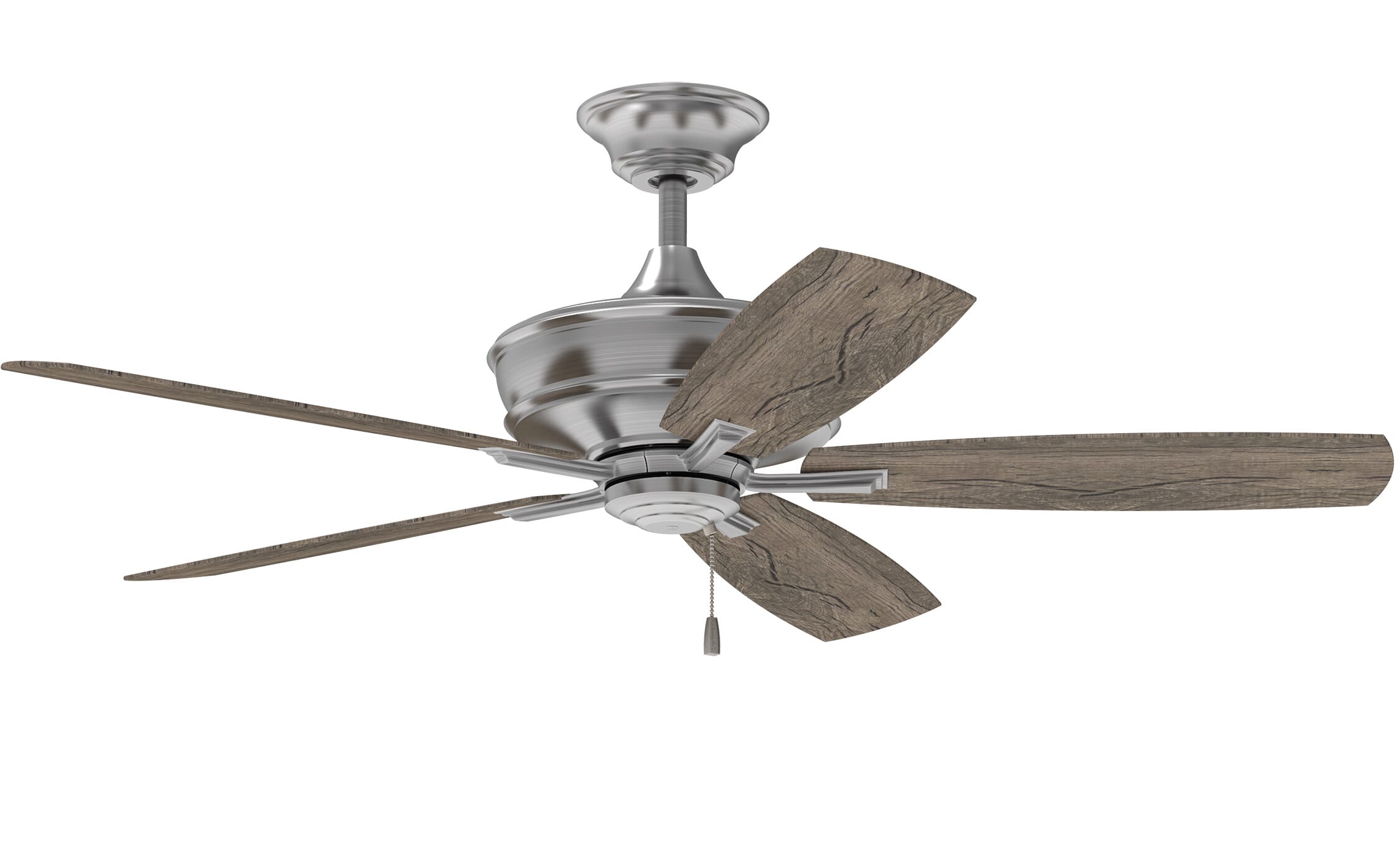 Craftmade 56" Sloan Ceiling Fan in Brushed Polished Nickel w/Blades & Light Kit