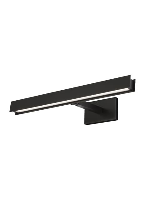 Bau 18" 1-Light Integrated LED Picture Light in Nightshade Black