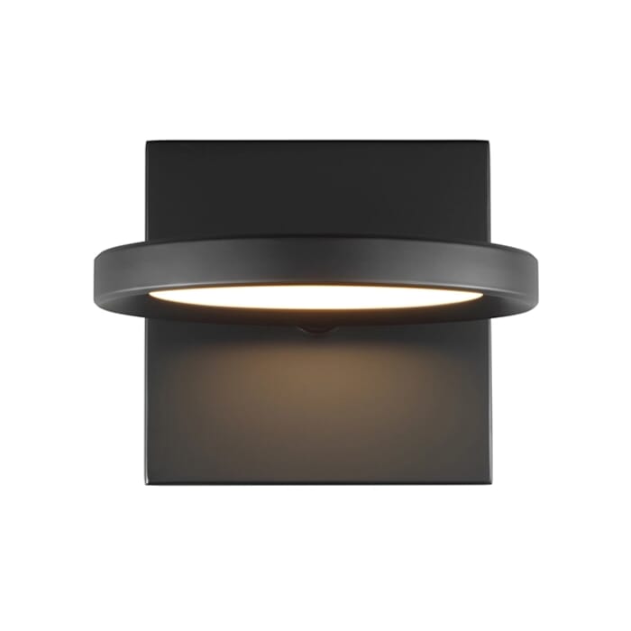 Tech Spectica 3000K LED 5" Wall Sconce in Matte Black and Acrylic Tech Spectica 3000K LED 5" Wall Sconce in Matte Black and Acrylic