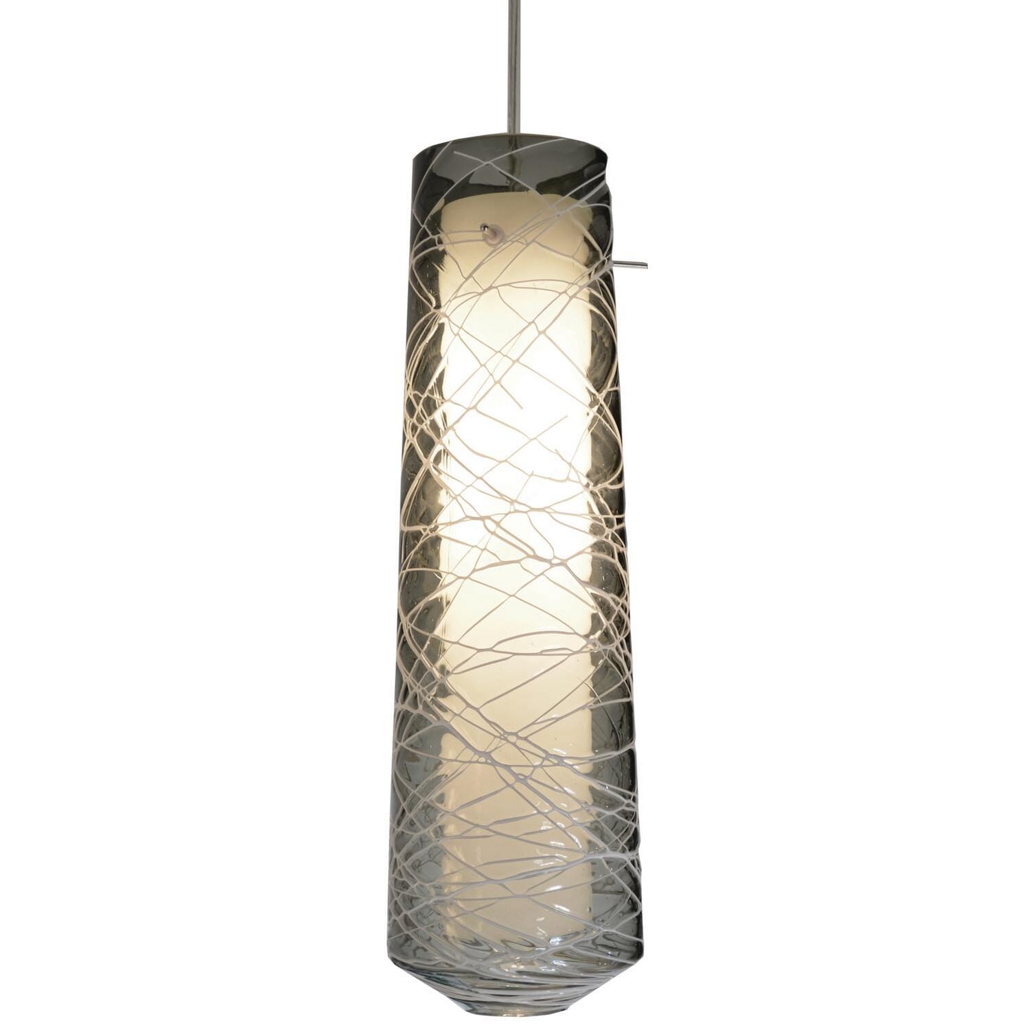 Spun LED Pendant in Satin Nickel