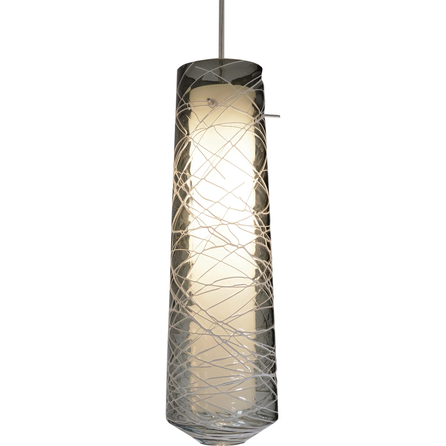 Spun LED Pendant in Satin Nickel
