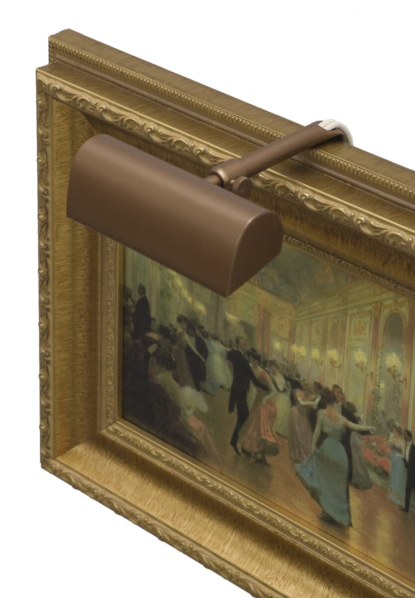 House of Troy Traditional 4" Picture Light in Bronze Finish