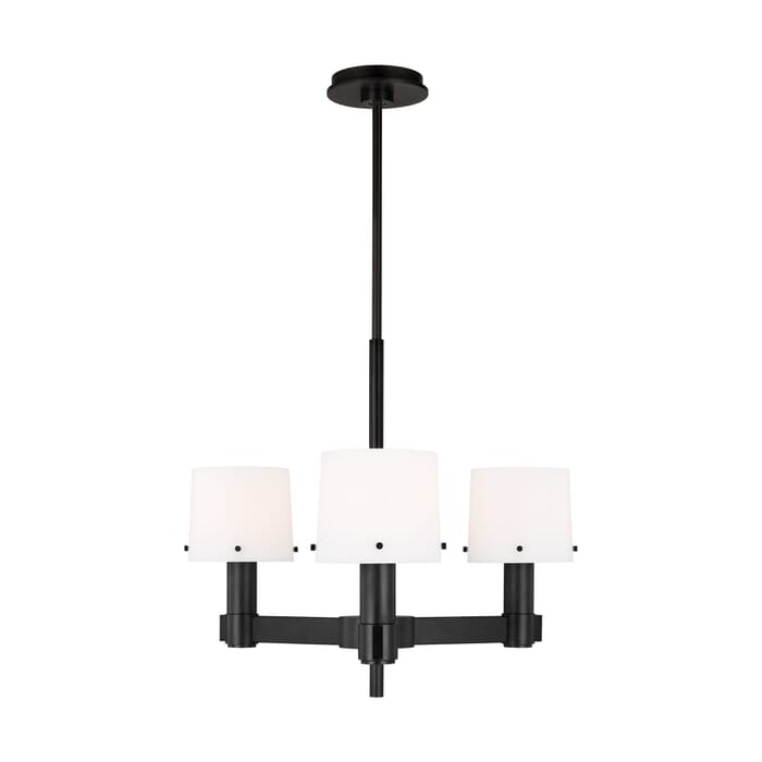 Generation Lighting Palma 3-Light Chandelier in Aged Iron by Thomas O'Brien Generation Lighting Palma 3-Light Chandelier in Aged Iron by Thomas O'Brien