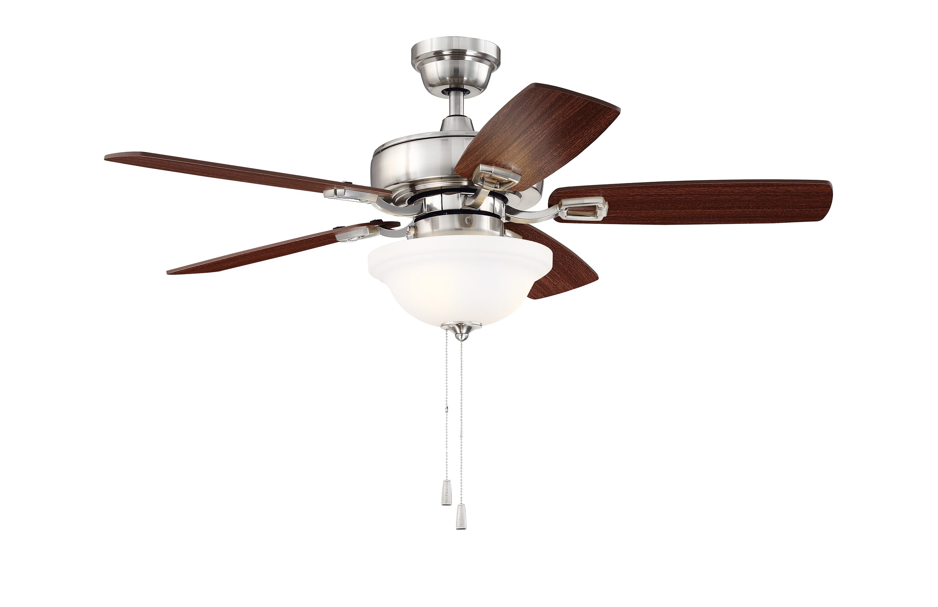 Craftmade 42" Twist N Click Ceiling Fan in Brushed Polished Nickel