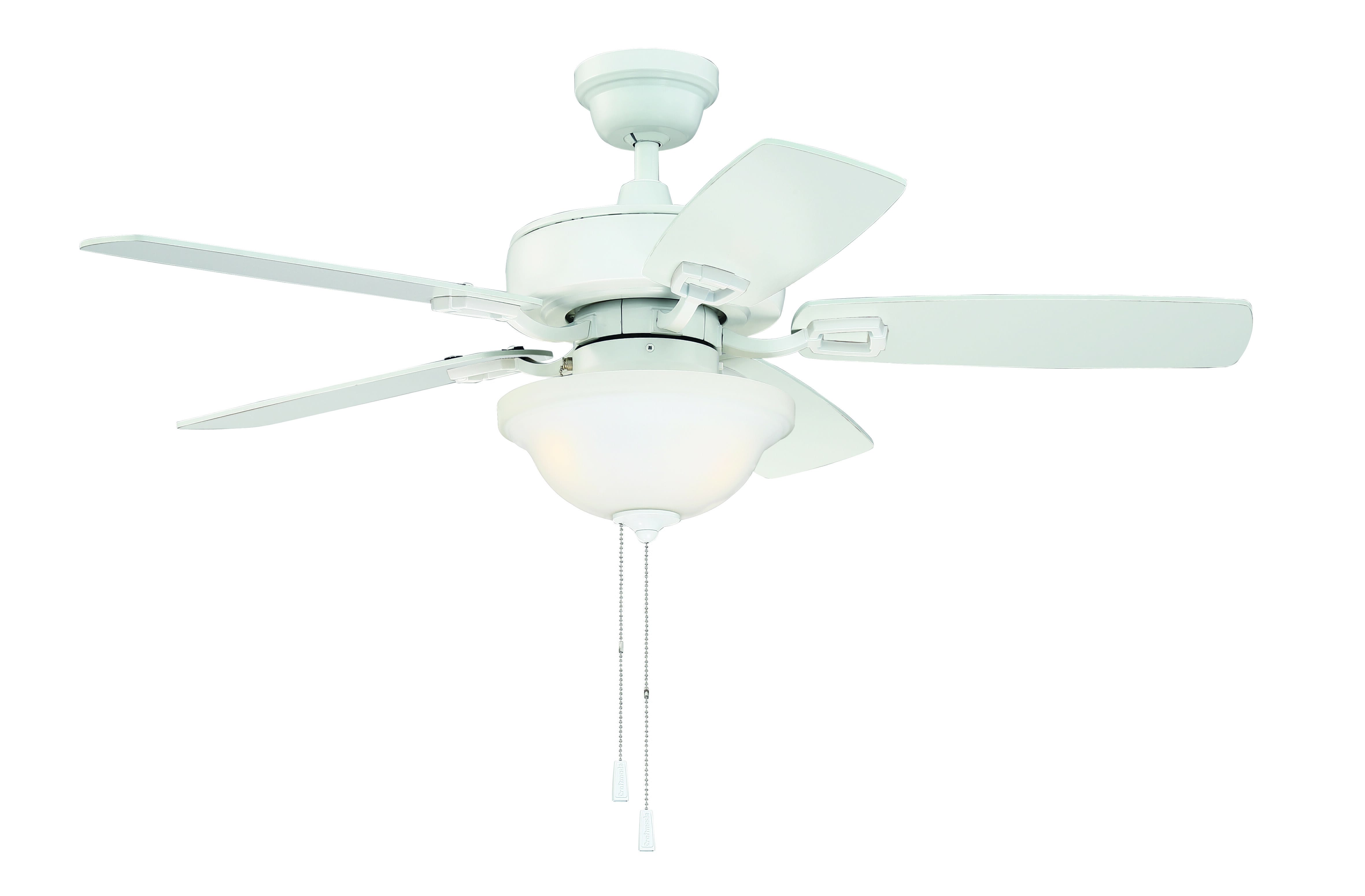 Craftmade 52" Twist N Click Ceiling Fan in White