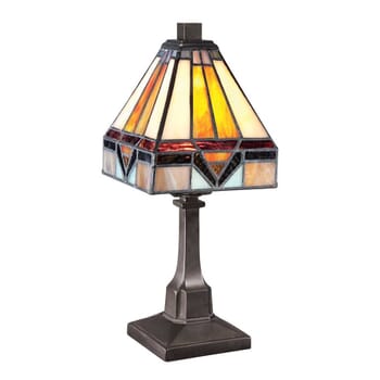 Quoizel Holmes 12" Table Lamp in Vintage Bronze