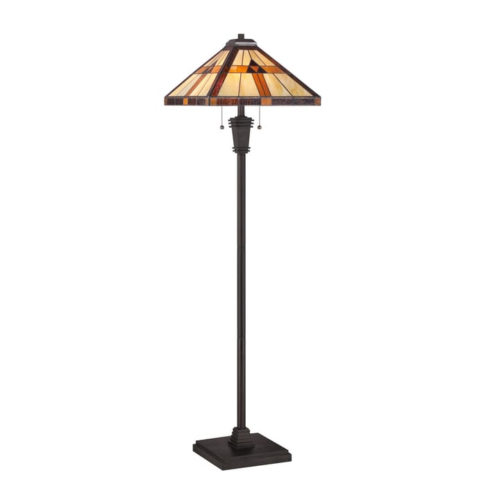 Quoizel Bryant 2-Light 60" Floor Lamp in Bronze Quoizel Bryant 2-Light 60" Floor Lamp in Bronze