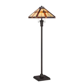 Quoizel Bryant 2-Light 60" Floor Lamp in Bronze