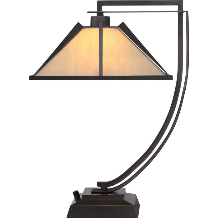 Quoizel Pomeroy 21" Table Lamp in Western Bronze Quoizel Pomeroy 21" Table Lamp in Western Bronze