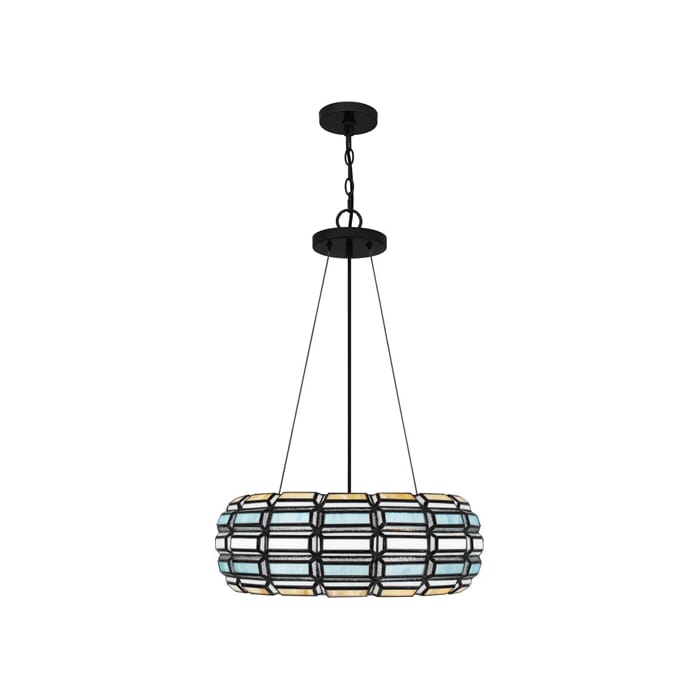Quoizel Shanghai 3-Light Pendant Light in Matte Black Quoizel Shanghai 3-Light Pendant Light in Matte Black