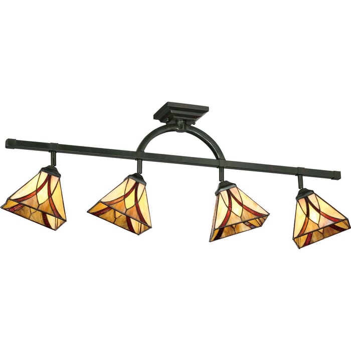 Quoizel Asheville 4-Light 44" Track Lighting in Valiant Bronze Quoizel Asheville 4-Light 44" Track Lighting in Valiant Bronze