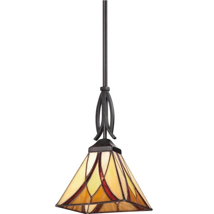 Quoizel Asheville 7" Pendant Light in Valiant Bronze Quoizel Asheville 7" Pendant Light in Valiant Bronze