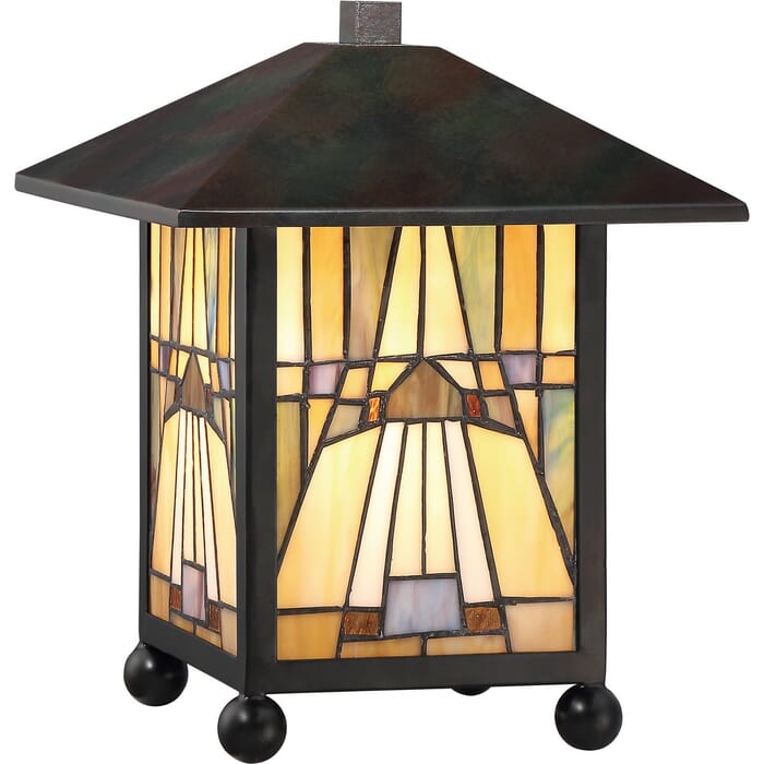 Quoizel Inglenook 11" Table Lamp in Valiant Bronze Quoizel Inglenook 11" Table Lamp in Valiant Bronze