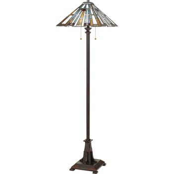 Quoizel Maybeck 2-Light 62" Floor Lamp in Valiant Bronze