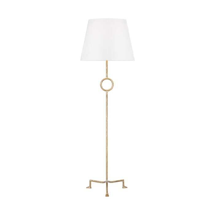 Montour 1-Light Floor Lamp in Coastal Gild Montour 1-Light Floor Lamp in Coastal Gild