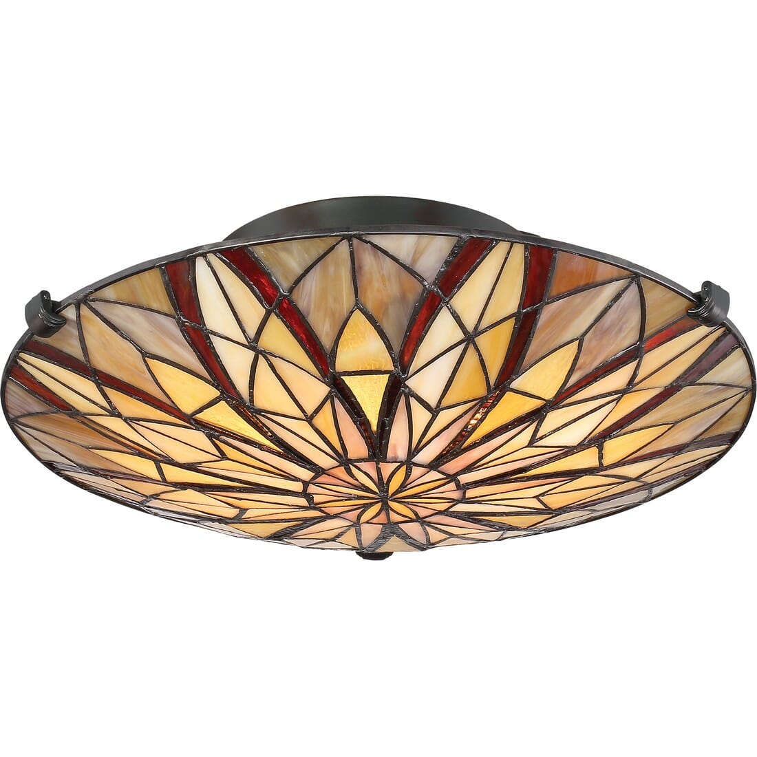 Quoizel Victory 2-Light 16" Ceiling Light in Valiant Bronze
