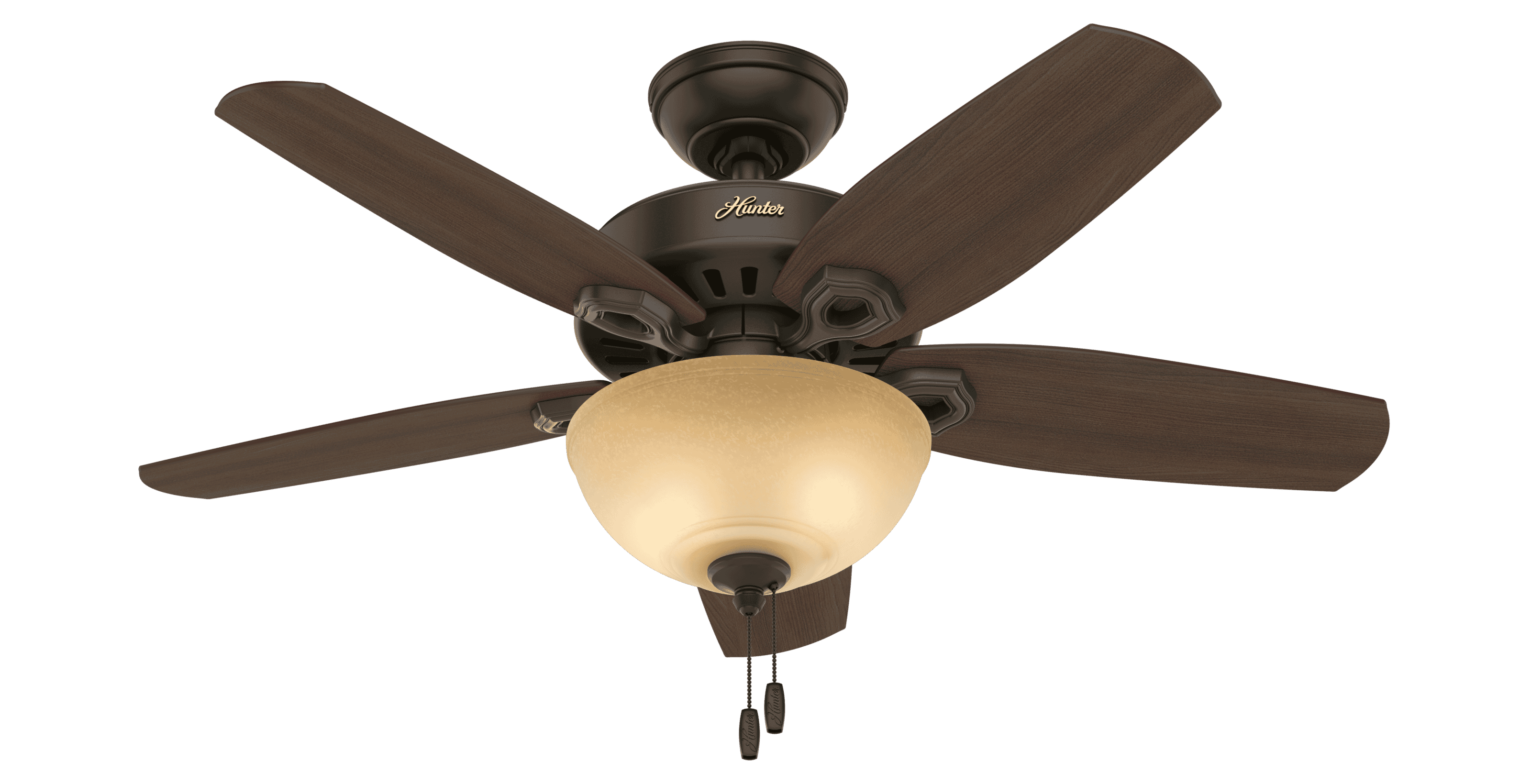 Hunter Builder 2-Light 42" Indoor Ceiling Fan in New Bronze