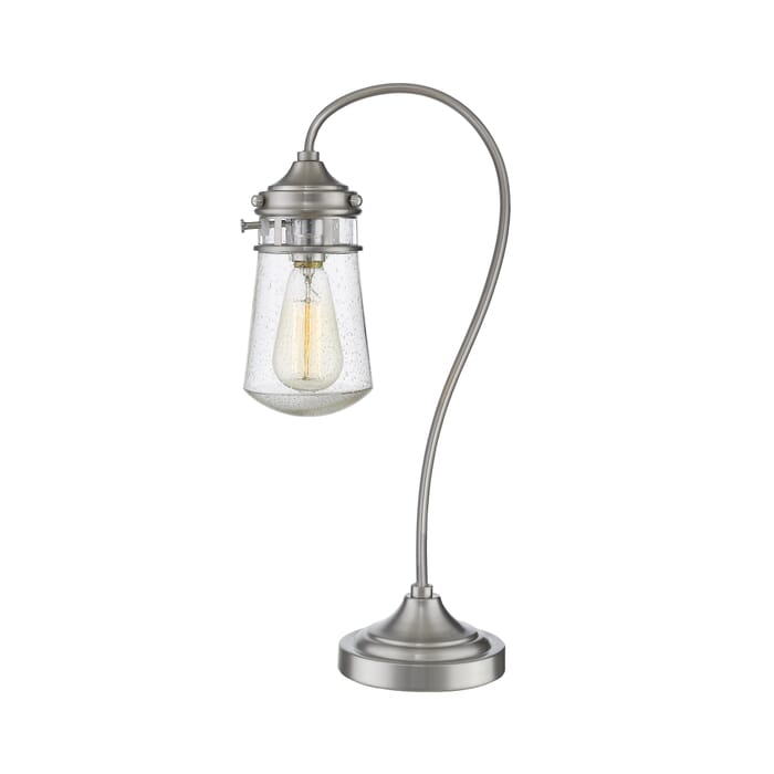 Z-Lite Celeste 1-Light Table Lamp Light In Brushed Nickel Z-Lite Celeste 1-Light Table Lamp Light In Brushed Nickel
