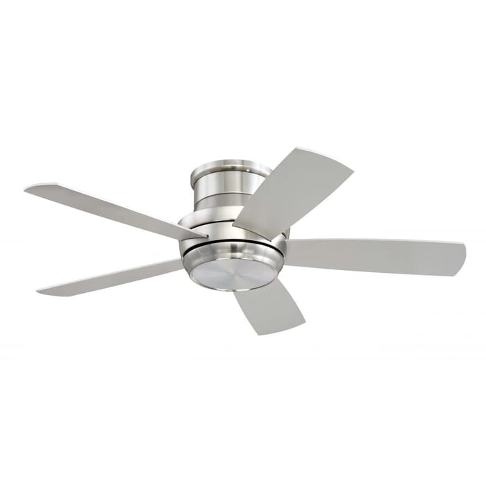Craftmade 44" Tempo Flush Mount Ceiling Fan in Brushed Polished Nickel Craftmade 44" Tempo Flush Mount Ceiling Fan in Brushed Polished Nickel