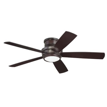 Craftmade 52" Tempo Flush Mount Ceiling Fan in Oiled Bronze