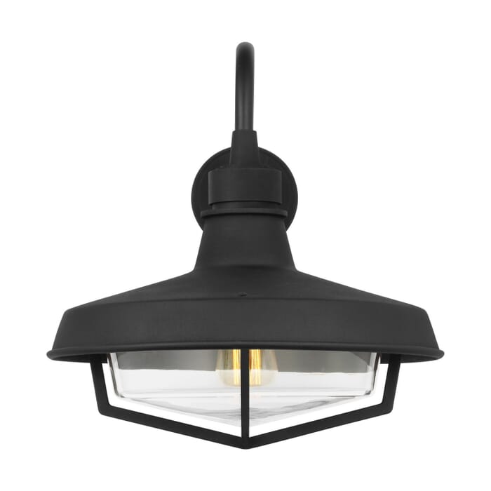Hollis 1-Light Outdoor Wall Sconce in Textured Black Hollis 1-Light Outdoor Wall Sconce in Textured Black