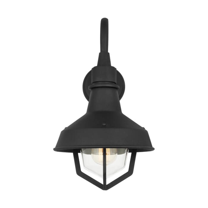Hollis 1-Light Outdoor Wall Sconce in Textured Black Hollis 1-Light Outdoor Wall Sconce in Textured Black